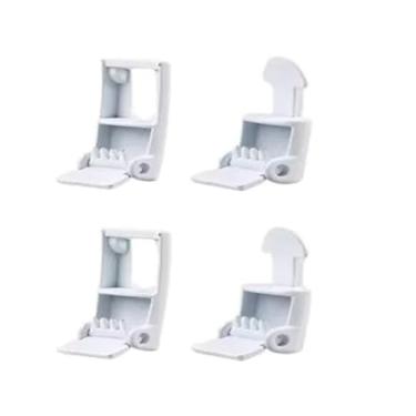 Imagem de Cross Buckle Elastic Laceless Shoelaces For Sneakers Flat Shoelaces For Kids And Adults Elastic Shoelaces For All Shoes(2 pcs White)