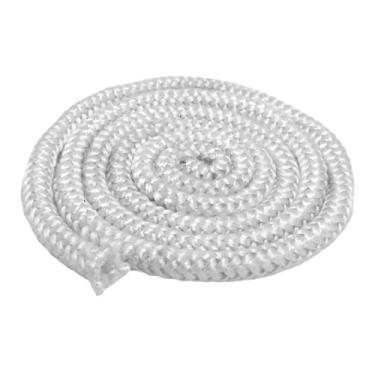 Imagem de Generic Corda de vedação de corda de fibra de vidro, versátil, resistente ao calor, fogão de madeira, junta de vedação de porta, 3m, 25mmx3m