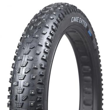 Imagem de Pneu Fat Bike para bicicleta e bicicleta da Terrene – Cake Eater Standard Studded 60 cm pneus de bicicleta para neve, tração no gelo – Acessórios de bicicleta para bicicleta Fat Tire – Acessórios de