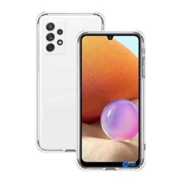 Imagem de Capa Capinha Anti Impacto Compatível Samsung Galaxy A32 4G Case Antishock Transparente