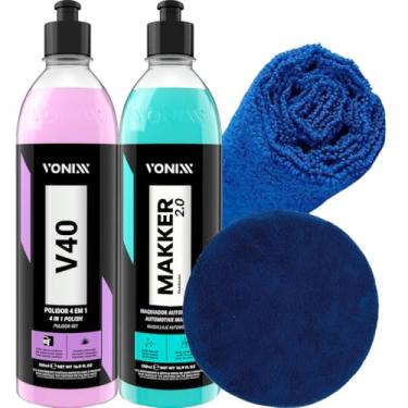 Imagem de Aplicador Microfibra Maxx Vonixx Passar Cera Makker V40
