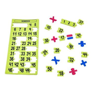 Imagem de Kit De Alfabetização 375 Peças Alfabeto Silabas E Números - Criativa E