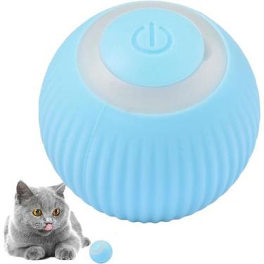 Imagem de Bola Giratoria Inteligente Pet Gato Felino Animal Domestico Estimaçao 