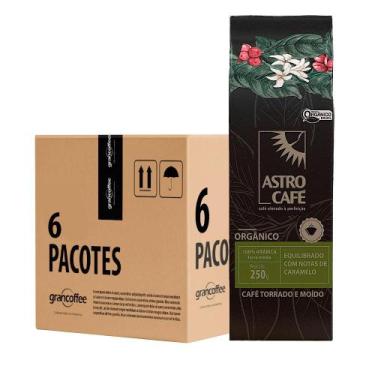 Imagem de Kit Torrado e Moído Astro Café Orgânico 1,5 Kg