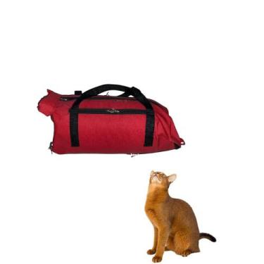 Imagem de Bolsa De Contenção De Gato - Au Au Miau Company, Vermelho, GG