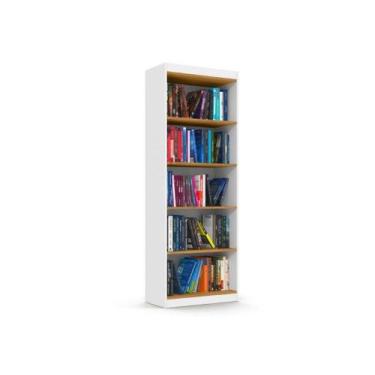 Imagem de Multiuso / Livreiro EN Com Nichos Organizadores Cor Branco Acetinado /