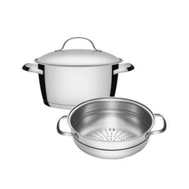 Imagem de Jogo De Panelas 2 Peças Inox Fundo Triplo Allegra Tramontina