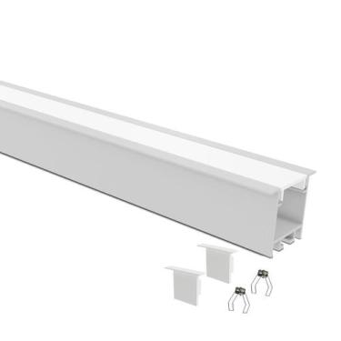 Imagem de Perfil De Embutir Taschibra Para Fita Led Apex 35 - 1 Metro