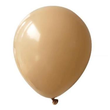 Imagem de BALÃO LISO REDONDO - PIC PIC Nº 05 - MOCACCINO - Pacote com 50 unidade