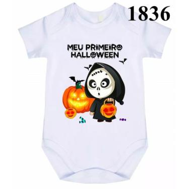Imagem de body bebê meu primeiro halloween cód 1836 - nick aloha, Branco, M