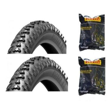 Imagem de Par Pneu 29x2.0 Levorin Excess Aro + 2 Camaras Pirelli Bike, Excess Ex