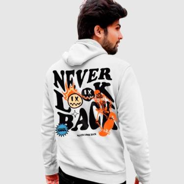 Imagem de Blusa Moletom Genuine Grit Masculina Estampada Algodão 30.1 Never Look