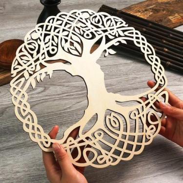 Imagem de MANDALA YGGDRASIL ARVORE DA VIDA VIKING CELTA WICCA - GEOMETRIA SAGRAD