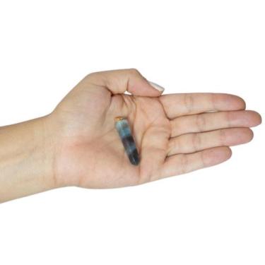 Imagem de PINGENTE MINI PONTA TROLLEITE - (3 a 5)cm - BANHO DE OURO - GOMES CRYS