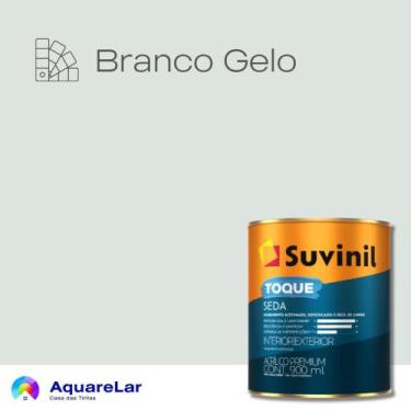 Imagem de Toque Seda Suvinil Acetinado 3,2L, BRANCO GELO, 3,6L