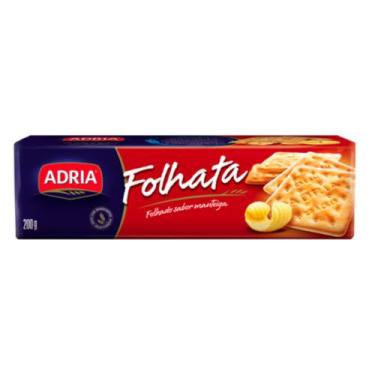 Imagem de Biscoito Cream Cracker Folhata Adria 200g
