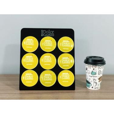 Imagem de Porta Cápsulas Dolce Gusto Acrílico - Suporte 9 Cápsulas - Super 3D, P