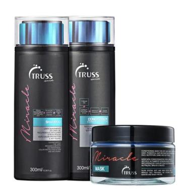 Imagem de Kit Truss Miracle - Shampoo 300ml + Condicionador  300ml + Máscara 200