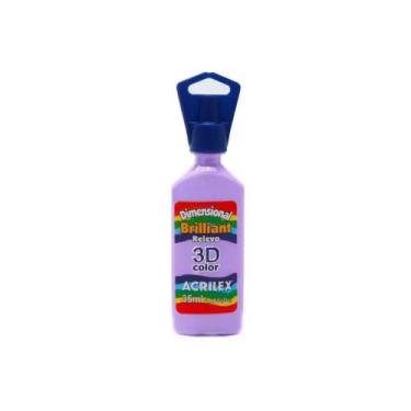 Imagem de Tinta Relevo Dimensional Brilhante 35ml ACRILEX, Lilás