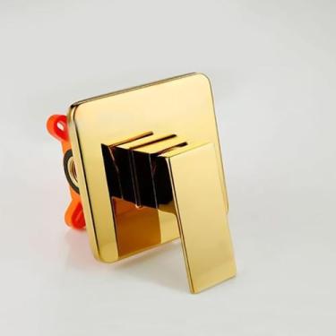 Imagem de Registro C/ Acabamento Misturador Monocomando Chuveiro Gold - BRUDER