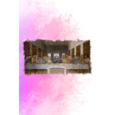 Imagem de Hexagon Small Notebook | The Last Supper with Bernie Sanders Mittens Meme Funny Joke, 6 x 9 inches size, 114 pages