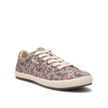 Imagem de Taos Tênis feminino Star – Estilo icônico com design de lona para aventuras diárias – Cadarço de ajuste personalizado e palmilha removível premium com suporte de arco para conforto o dia todo, Malva,