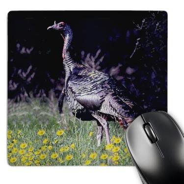 Imagem de 3dRose Mouse pad LLC 20 x 20 x 0,65 polegadas Wild Turkey Gobbler (mp_720_1)