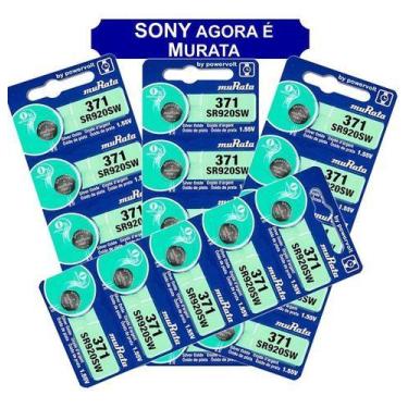 Imagem de 20 Baterias 371 SR920SW Murata Para Relógios e outros eletrônicos Lith