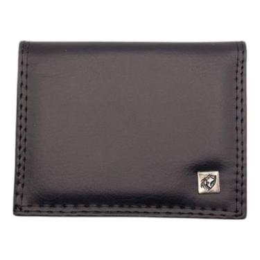 Imagem de Carteira Masculina Compacta material sintético RFID 6 Cartões CNH Nota