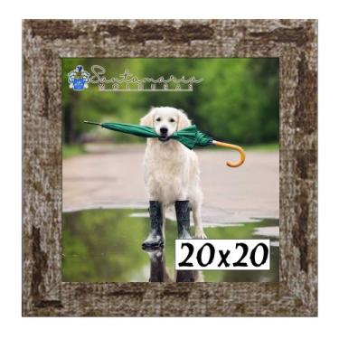 Imagem de Porta Retrado Molduras 20x20 Marrom - Santamaria Molduras