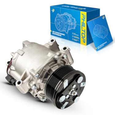 Imagem de PHILTOP Compressor CA 98555 para Civic 2006 2007 2008 2009 2010 2011, CO 4918AC, 38810RNAA02, 38810RRBA01, 1102577, 5512349, 6512349. Compressor de ar condicionado ou
