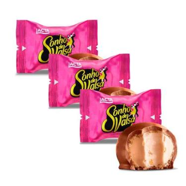 Imagem de Kit 3 Bombom Lacta Sonho de Valsa com 20g