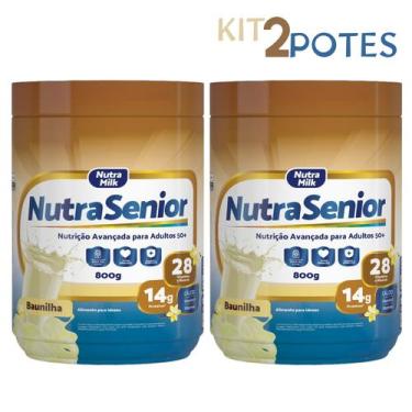 Imagem de Kit 2 Nutra Senior 50+ Suplemento Alimentar Completo rico em Vitaminas