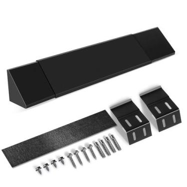 Imagem de Exaustor de lareira LCGAOYA preto ajustável 70-120cm com isolamento