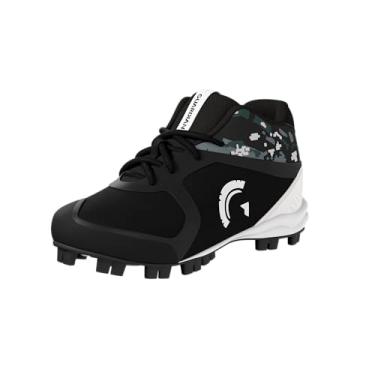 Imagem de Guardian Baseball e chuteiras de softbol de cano alto para meninos e meninas, Preto/cinza/branco., 18