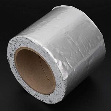 Imagem de Fita de Folha de Alumínio de 10x500cm, Fita Adesiva Forte de Borracha para Telhado, w Cks, Reparo, Ideal para Ing, Ck Ing - Design Xadrez (Folha de alumínio brilhante)