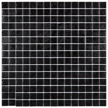 Imagem de Pastilha De Vidro Fosca 32,7x32,7cm Preto