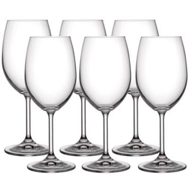 Imagem de Conjunto Taças Para Vinho Branco Bohemia Anna 350 Ml 6 Peças Transparente