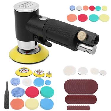 Imagem de Máquina de Polimento Excêntrica de Lixadeira Pneumática de Ar para Detalhes de Metal para Detalhes de Metal (Bico aéreo europeu)