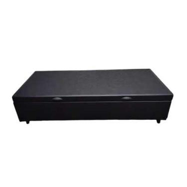 Imagem de Cama Box Baú Solteiro Linhão Preto