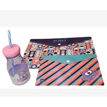 Imagem de Kit Escolar - Pasta A4, Pasta A5 E Garrafinha - Napolestore