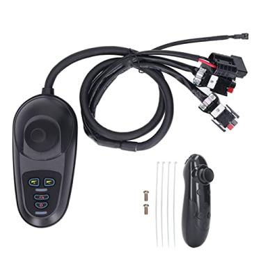 Imagem de Cadeira de Roda Elétrica Controlador de Joystick 4 Portas Controlador de Cadeia de Rodas Suave Com Adaptador de Freio DC24V