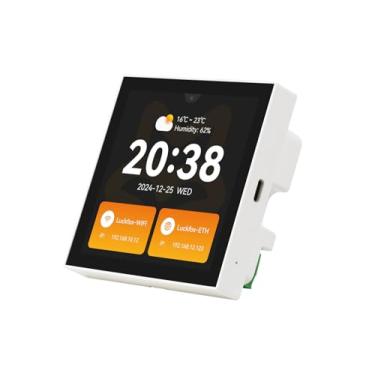 Imagem de Waveshare Luckfox Core1106 Smart 86 Box Development Board, RV1106G2, 0.5/1TOPS, 128MB/256MB DDR3L, ARM Cortex-A7 32-bit, Onboard 10.2 cm 720 × 720 Pixel Touch Display, RS485, sem fio