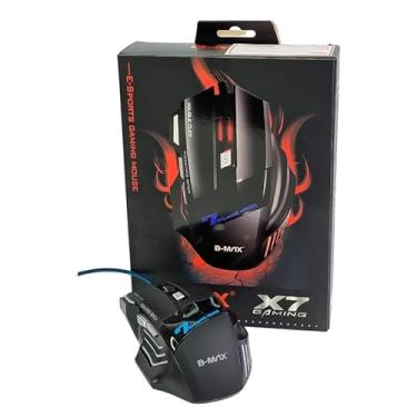 Imagem de Mouse Gamer X7 B-Max – Alta Precisão, LED RGB, 6 Botões Programáveis