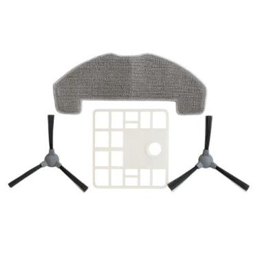 Imagem de Kit Reposição para Robô Aspirador Panda Plus AMGR1 com 2 Escovas Filtr