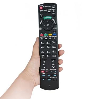 Imagem de Controle remoto de substituição universal para Panasonic PT-47WXD64J PT-47XD64 TH-42PX50U TC-P55GT50 TC-P60GT50 CT-27SX12 CT-27SX12A CT-27SX12AF TH-37PX60U TH-42PX60X Vi. LED LCD de plasma era TV HDTV
