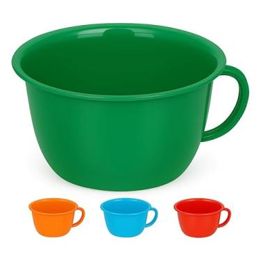 Imagem de Penico Adulto Infantil Masculino com Alça 2,6 Litros Plástico Resistente, 23 x 11 cm