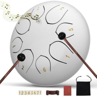 Imagem de Tambor de língua de aço Innowarmer Rain Drum de 6 polegadas 8 notas br