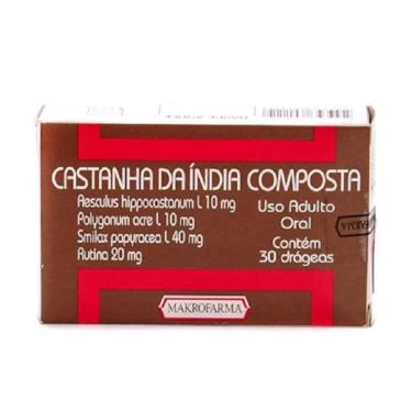 Imagem de Castanha Da Índia Composta Makrofarma 30 Drágeas