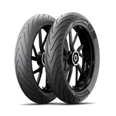 Imagem de Par Pneus Michelin 120/70-17 + 180/55 -17 Pilot Street Radial